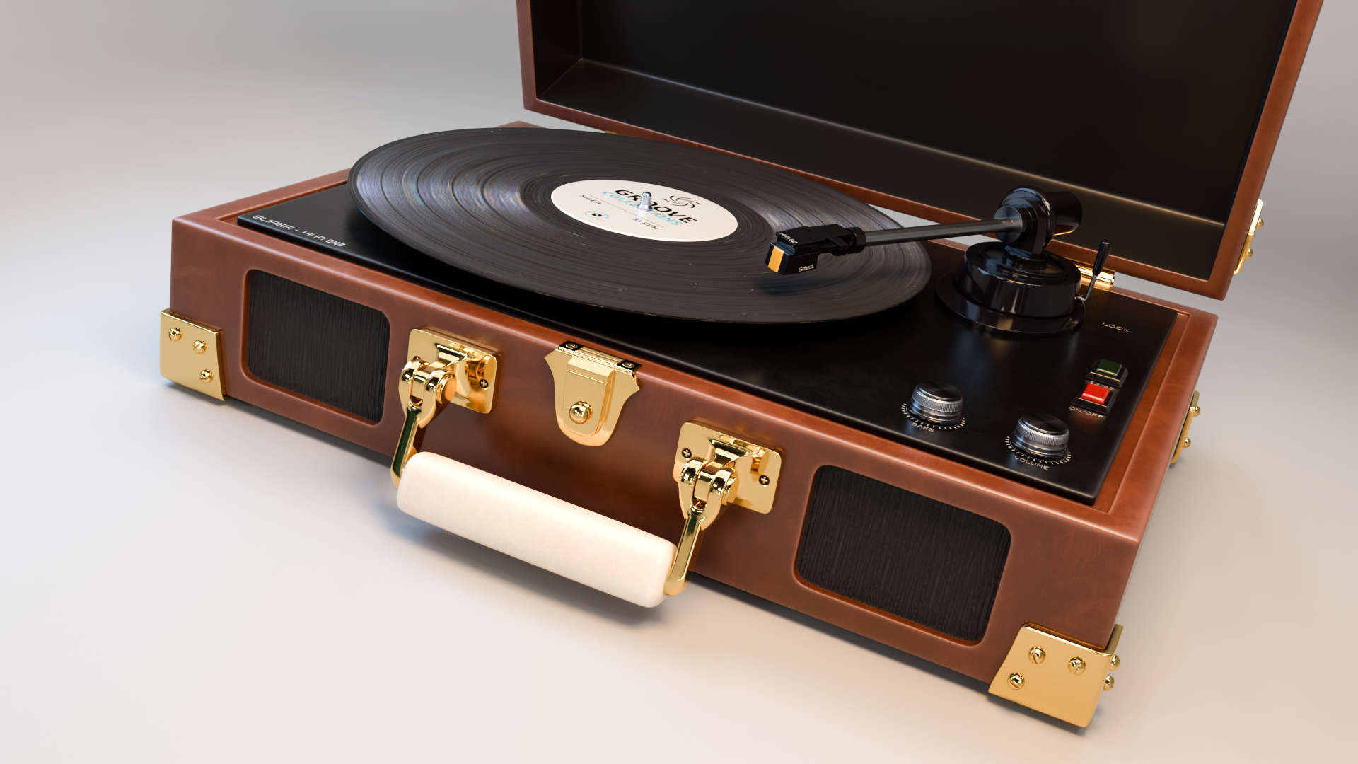 Vintage Portable Turntable