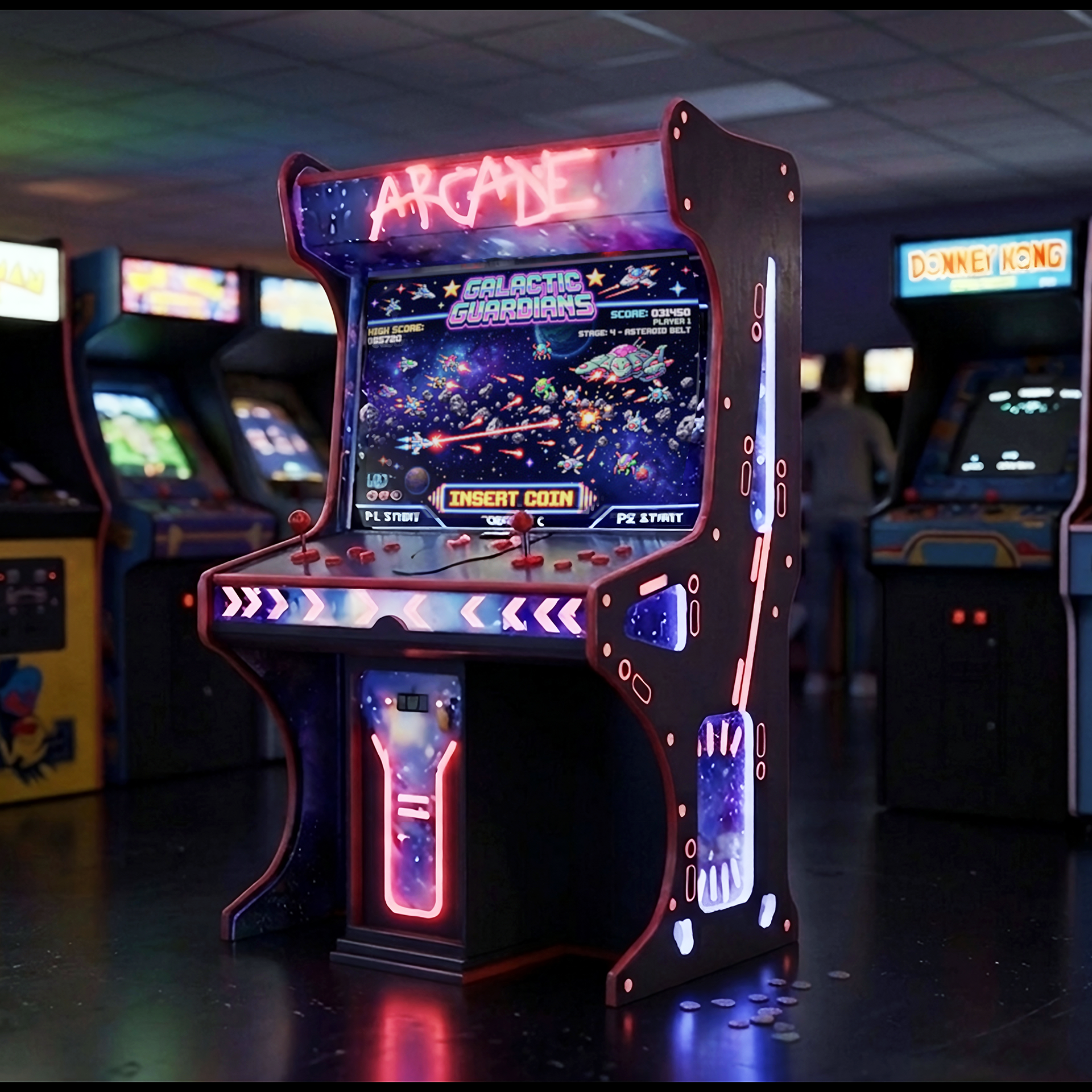 Retro Arcade Cabinet