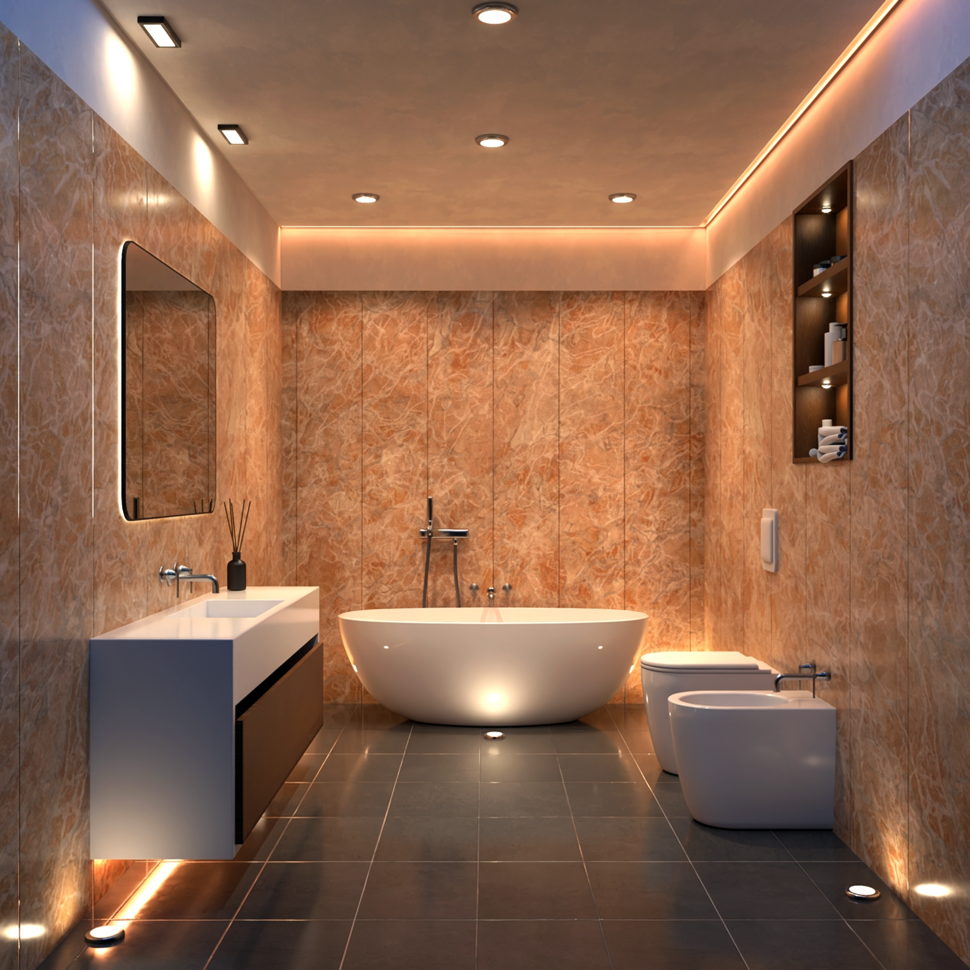 Modern Luxury Bathroom - immagine 2