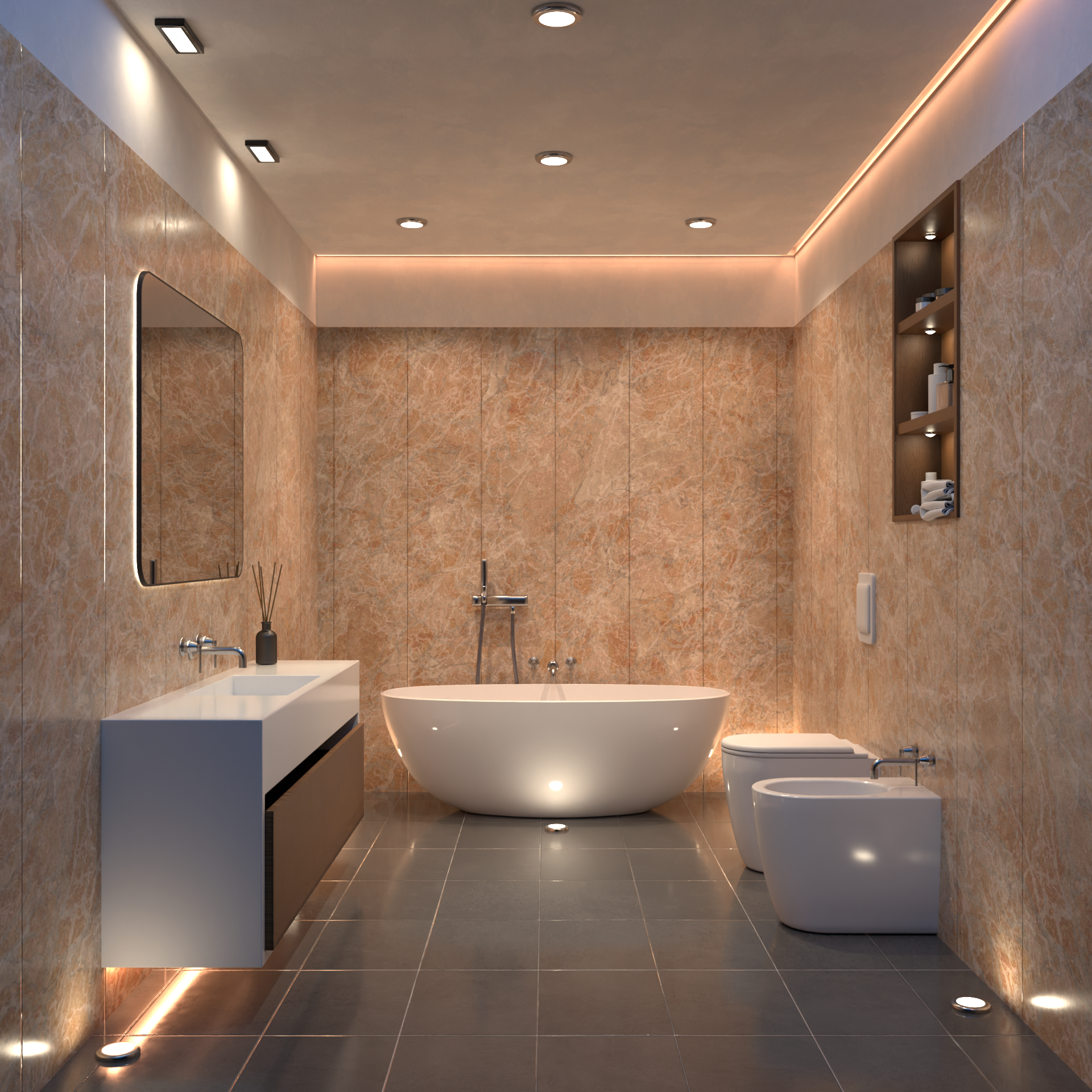 Modern Luxury Bathroom - immagine 4