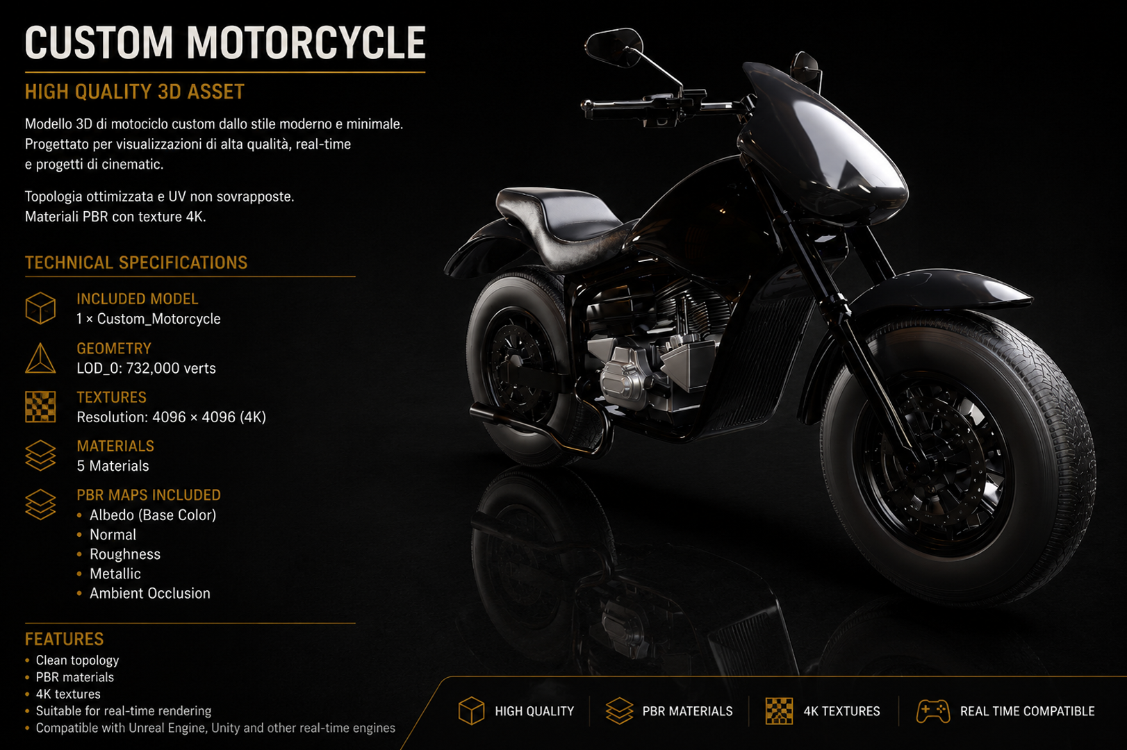 Custom Motorcycle - immagine 2