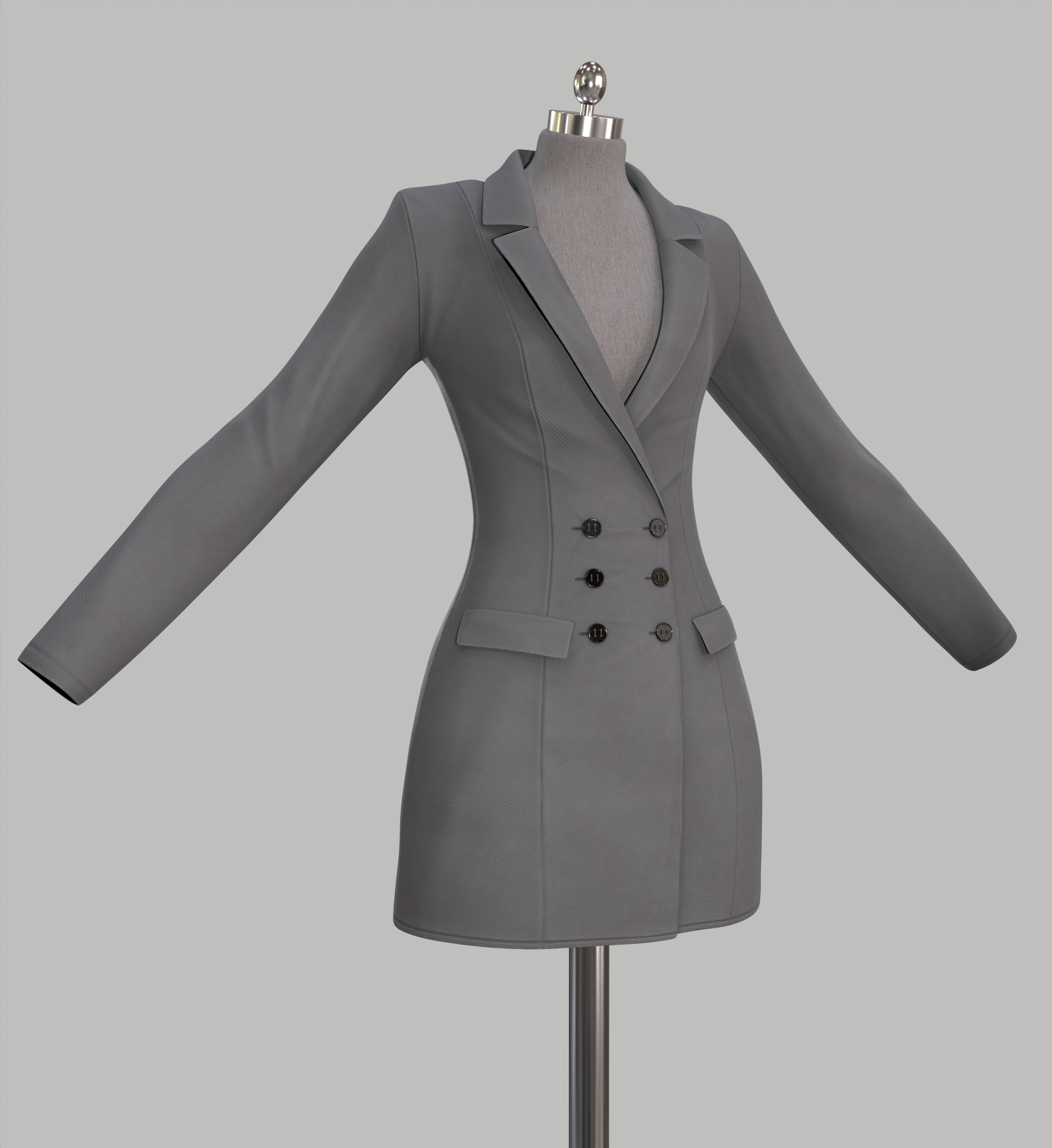 Blazer doppiopetto donna - immagine 3