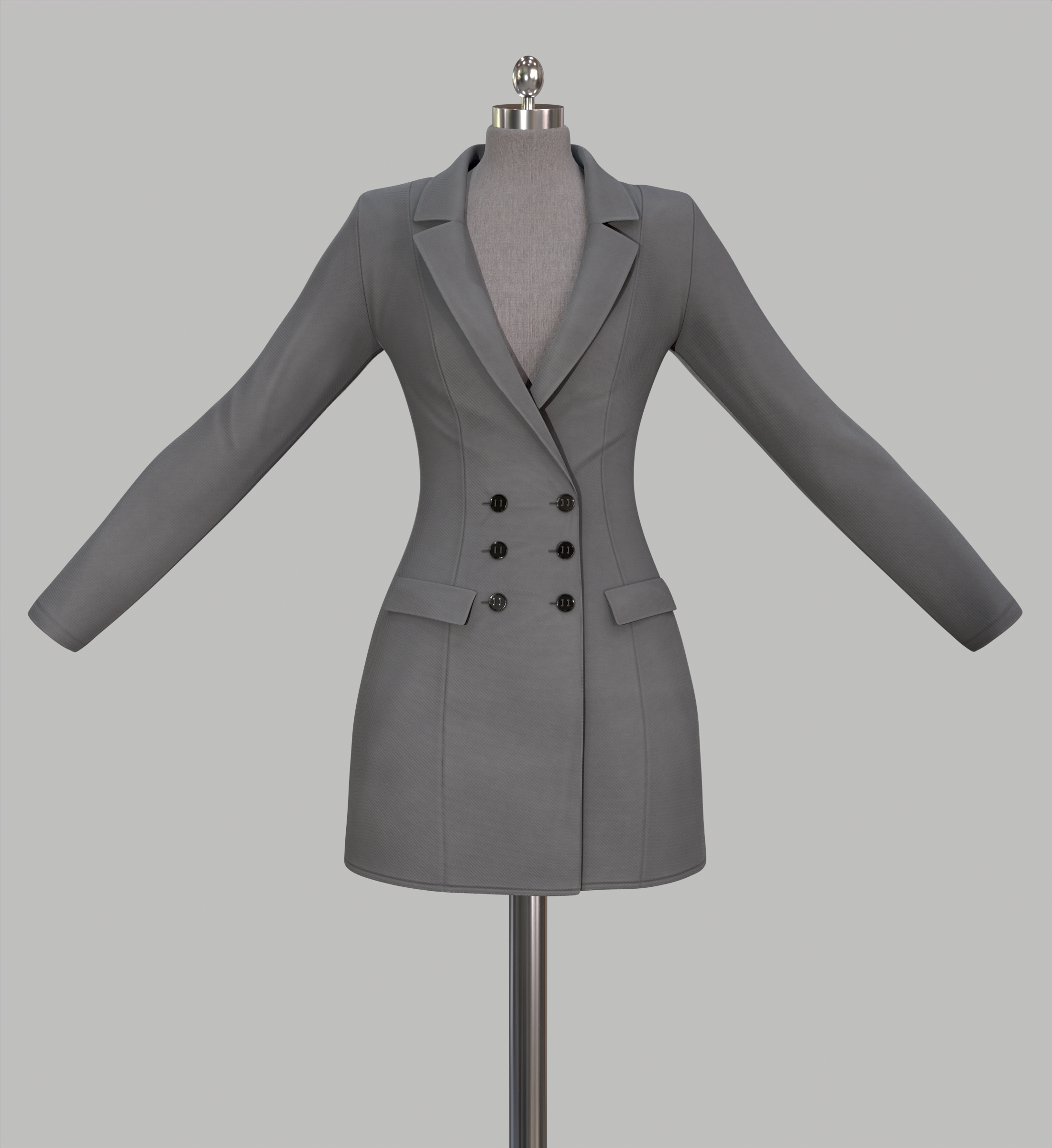 Blazer doppiopetto donna - immagine 4