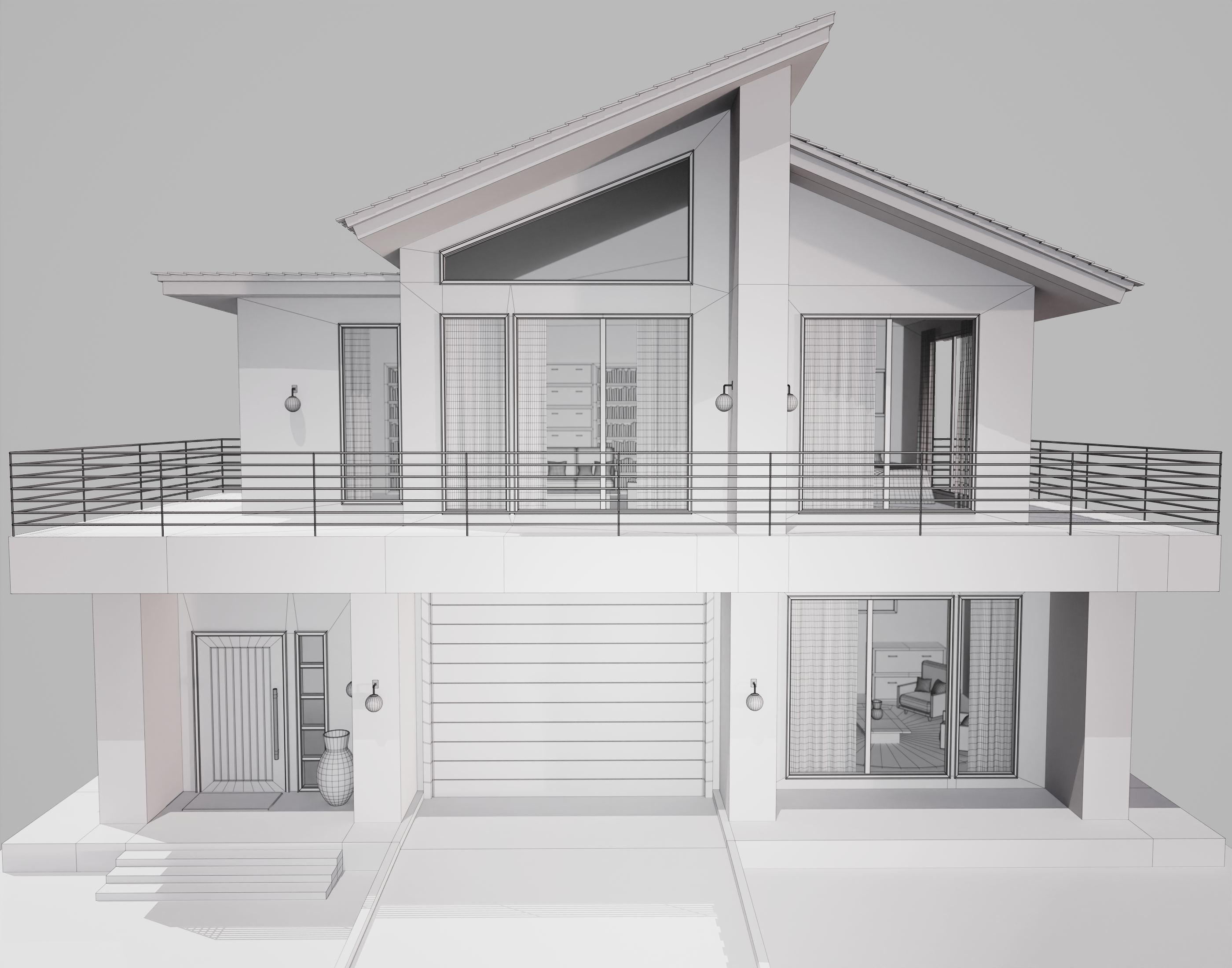 Villa moderna con garage - immagine 7