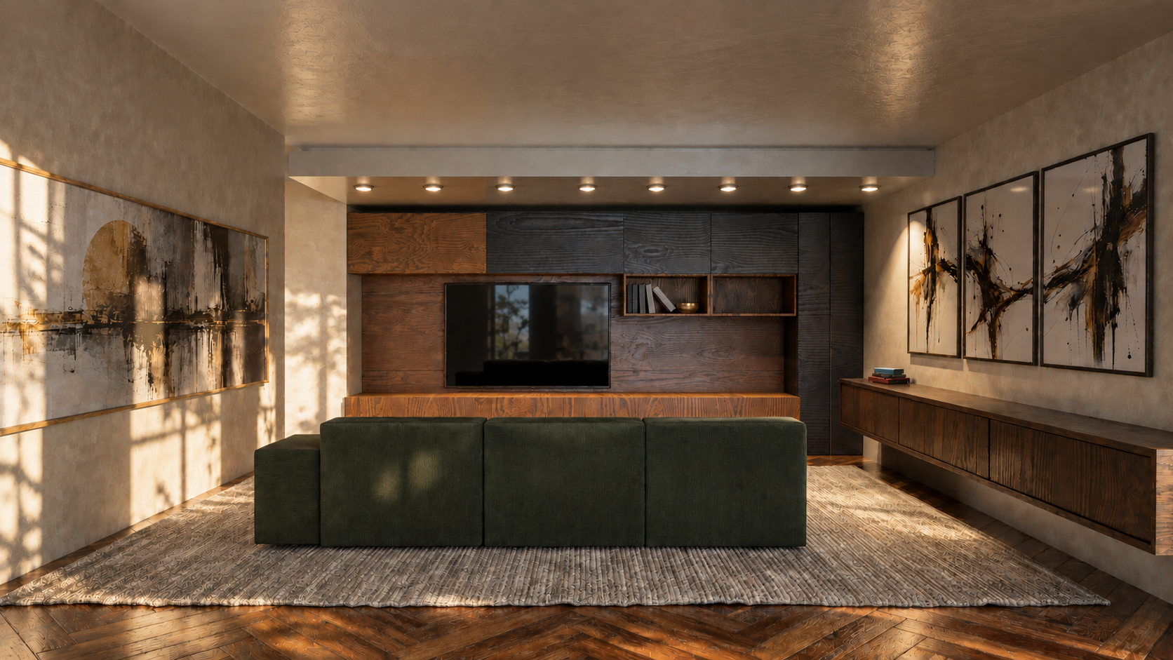 Modern Contemporary Living Room