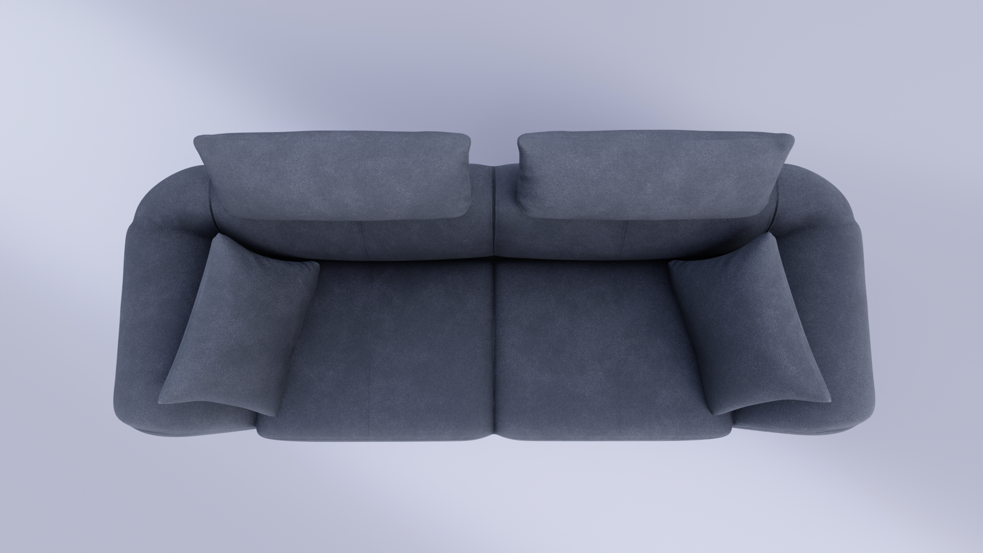 Modern Curved Sofa - immagine 5