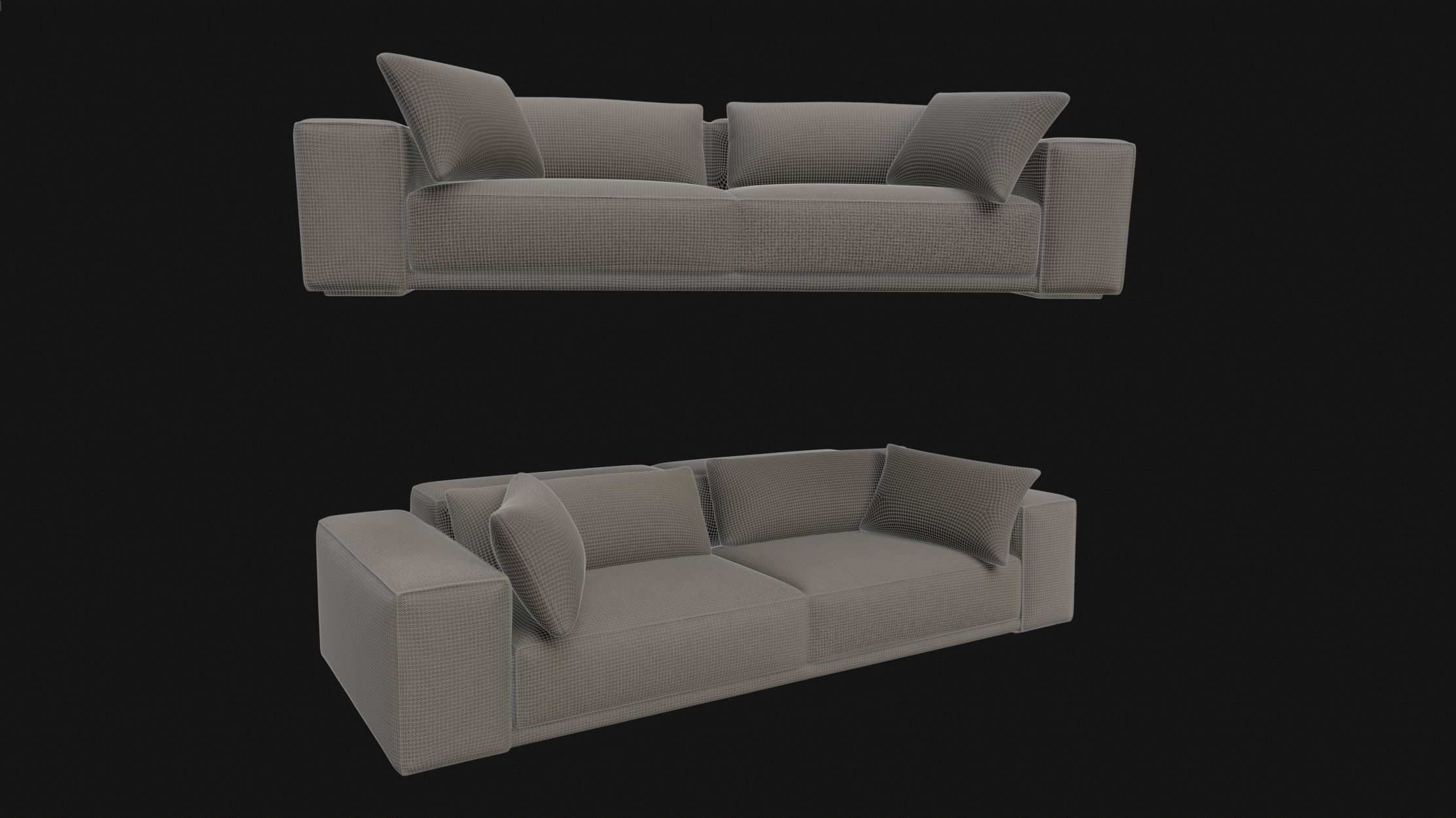 Modern Fabric Sofa - immagine 3