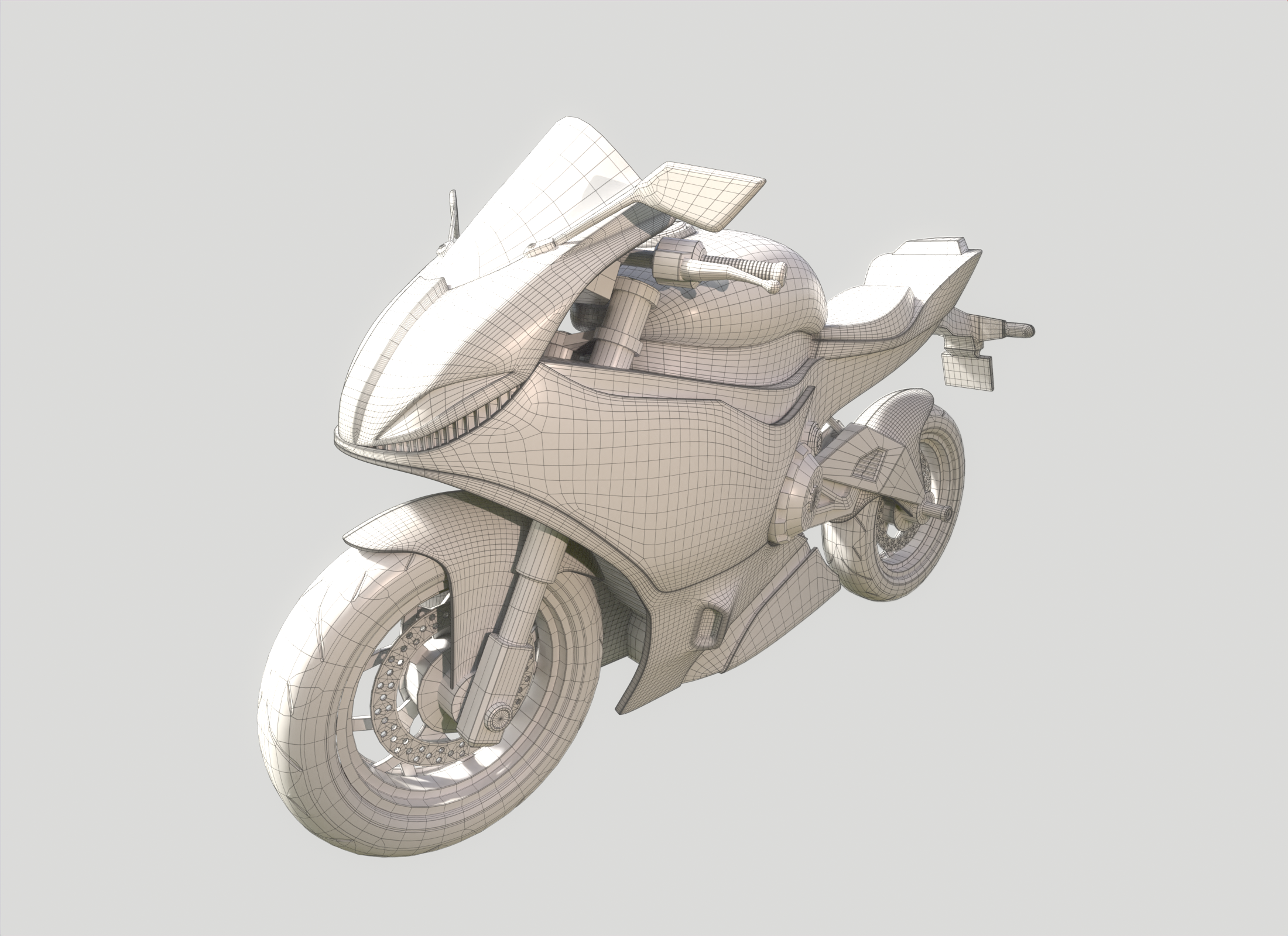 Moto sportiva rossa - immagine 4